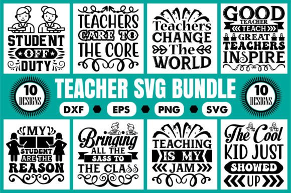 Teacher's SVG Bundle: Graphics for Crafts