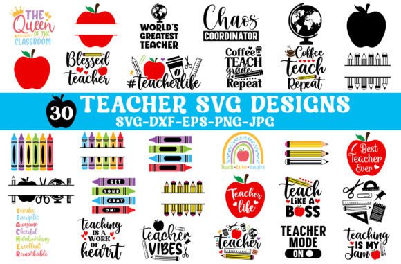 Teacher Svg Bundle: Essential Graphics for Crafts