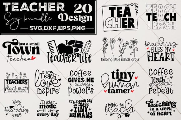 Teacher SVG Bundle: Premium Graphics for Crafts