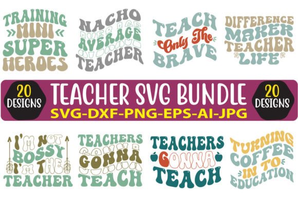 Teacher Svg Bundle Vol. 10: Graphics for Crafts